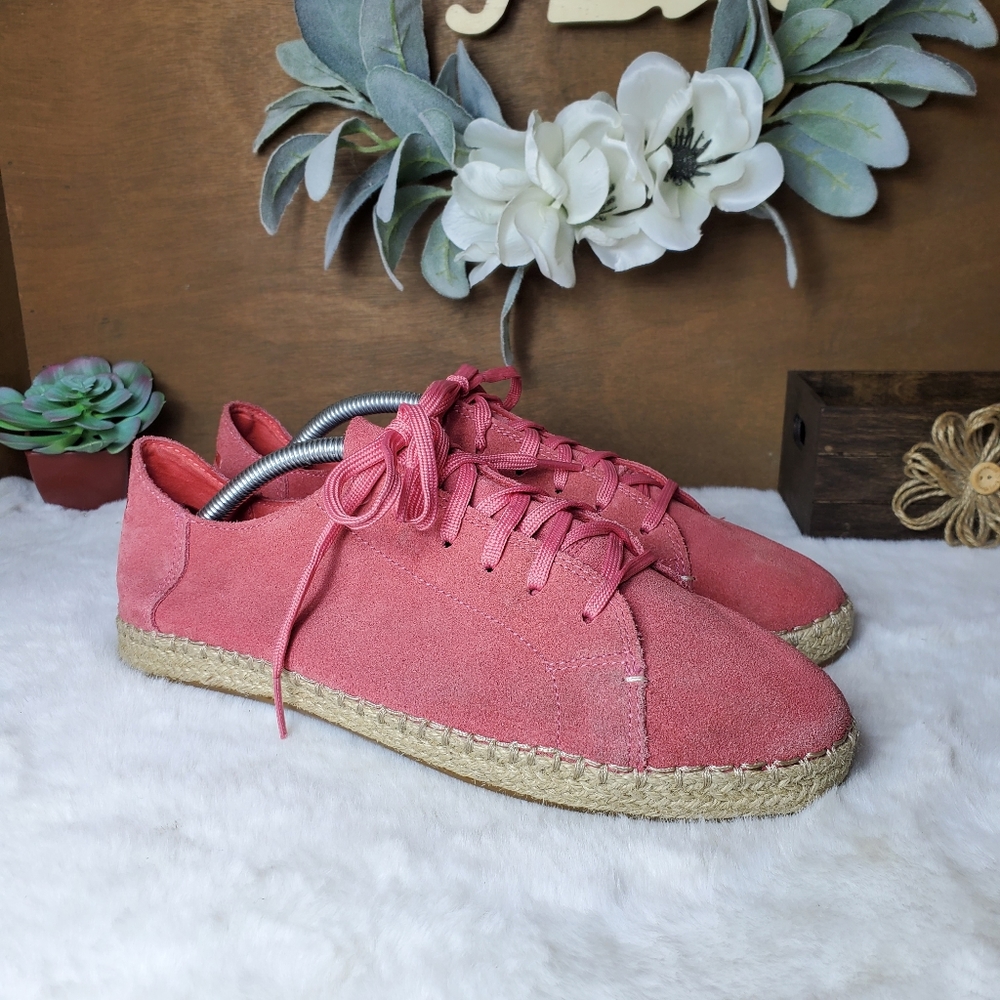 TOMS Lena Suede Espadrilles Women's Size 9
